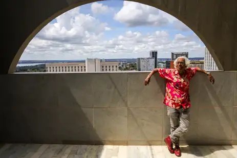 Fabio Rodrigues-Pozzebom/ Agênc Brasília (DF) 24/04/2025 - Cantora e compositora Cátia de França em entrevista à Agência Brasil Foto: Fabio Rodrigues-Pozzebom/ Agência Brasil