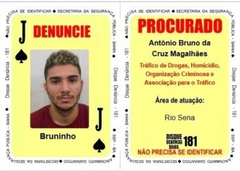 Baralho do Crime tem incluídos 5 novos foragidos da Justiça