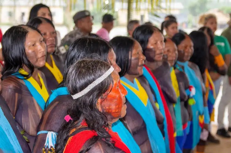 Brasília (DF), 19/04/2025 -  Evento em Altamira (PA) celebra cultura e esporte do povo Xikrin
Foto: Denny Santana/Divulgação