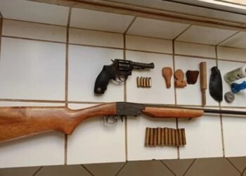 Polícia Ambiental prende quarteto e apreende armas, munições e rede de