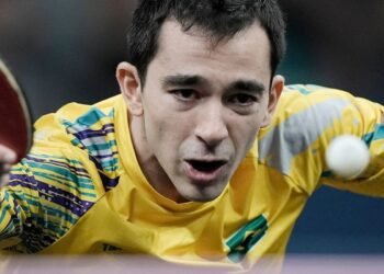 Hugo Calderano bate número 3 e vai à semi em etapa da Copa do Mundo