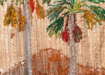 Bordado de família mineira alerta para ameaça às veredas do Cerrado