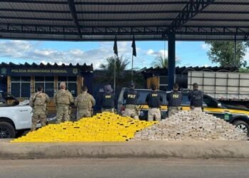 PRF apreende 477 kg de cocaína após fuga de motorista na Bahia