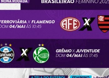 TV Brasil transmite dois jogos do Brasileirão Feminino neste domingo
