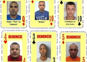 Baralho do Crime da Segurança Pública ganha 6 novas caras