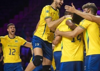 Seleção brasileira assume liderança da Liga das Nações de Vôlei