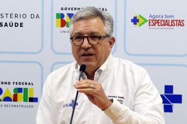 Antonio Cruz/Agência Brasil Brasília (DF), 23/07/2025 - O ministro da Saúde, Alexandre Padilha, fala durante anúncio de novas medidas para expandir o provimento e a formação de médicos especialistas para atuação em áreas em que há escassez de atendimento no Sistema Único de Saúde (SUS). Foto: Antonio Cruz/Agência Brasil