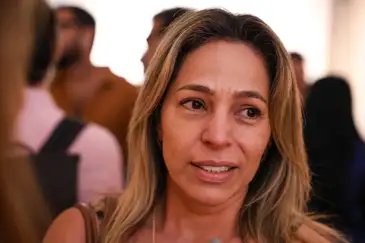 Petrópolis (RJ), 23/08/2025 – A arquiteta Teka Mesquita durante abertura da exposição Insurgências Indígenas – Arte, Memória e Resistência, no Sesc Quitandinha, em Petrópolis. Foto: Tomaz Silva/Agência Brasil