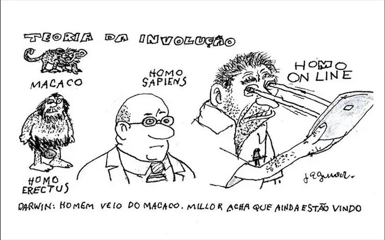 São Paulo- 24/08/2025 - Morre o cartunistas, Jaguar, de batismo Sérgio de Magalhães Gomes Jaguaribe. Foto ABI