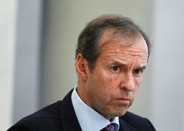 Bolivia’s former President and presidential candidate for the Alianza Libre party Jorge “Tuto” Quiroga attends a press conference for international media, in La Paz, Bolivia August 14, 2025. REUTERS/Claudia Morales