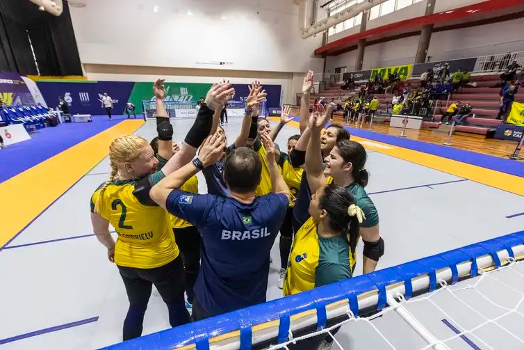 seleção brasileira feminina de goalball - Campeonato das Américas, no CT Paralímpico