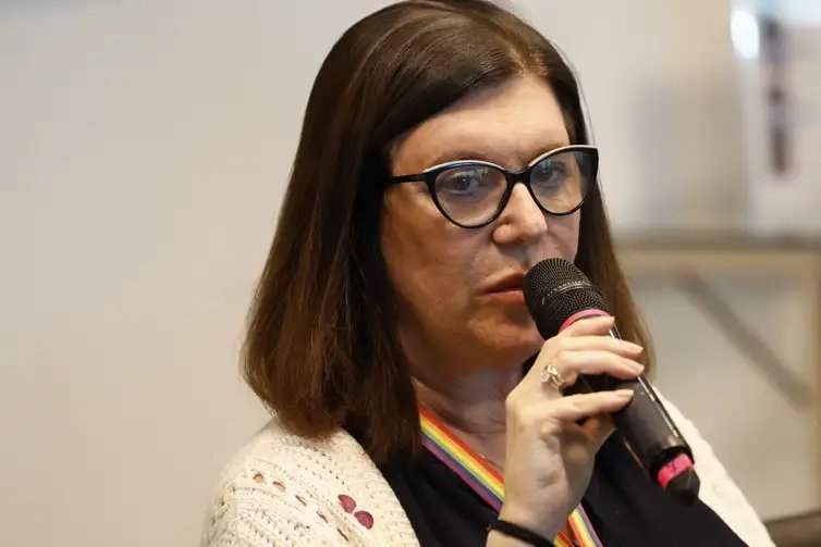 Rio de Janeiro (RJ), 18/06/2025 – A presidente da Petrobras, Magda Chambriard, faz balanço de um ano de gestão, acompanhanda da diretoria na sede da empresa. Foto: Fernando Frazão/Agência Brasil