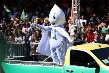 Brasília (DF), 07/09/2025 - Zé Gotinha participa de desfile do Dia da Independência. Foto: José Cruz/Agência Brasil