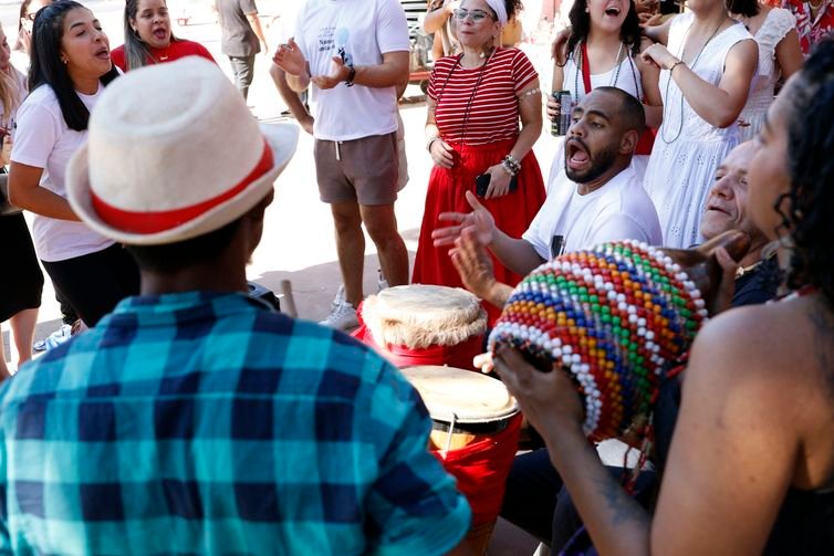 Brasília (DF), 07/09/2025 - Manifestação Exu, celebra resistência dos povos de terreiros e pede o fim da intolerância religiosa. Foto: Bruno Peres/Agência Brasil