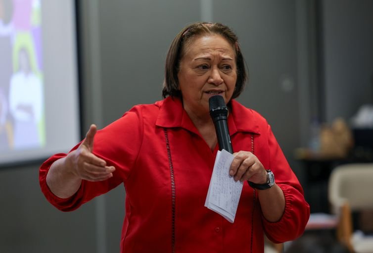 Fabio Rodrigues-Pozzebom/ Agência Brasil Brasília (DF) 30/09/2025 A governadora do Rio Grande do Norte, Fátima Bezerra, participa de plenária da 5ª Conferência Nacional de Políticas para as Mulheres (CNPM) de Foto: Fabio Rodrigues-Pozzebom/ Agência Brasil