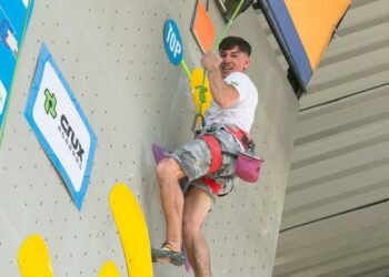 Eduardo Schaus conquista prata no Mundial de escalada paralímpica