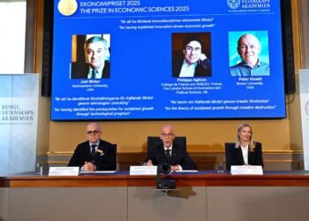 Trio ganha Nobel de Economia de 2025 por trabalho sobre inovação