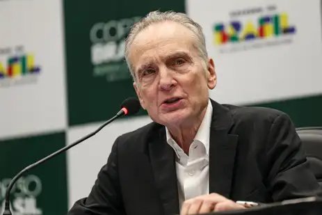 Brasília (DF), 14/10/2025 - O economista e professor da universidade de Columbia, José Alexandre Scheinkman, durante entrevista na Pré-Cop30. Foto: Marcelo Camargo/Agência Brasil