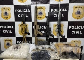 Operação de combate tráfico apreende armamento pesado na Bahia