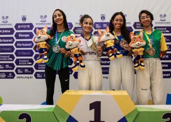Atleta do taekwondo se despede de seu último JUBs com tricampeonato