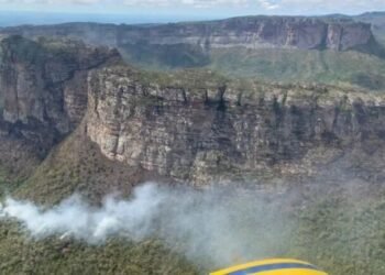 Incêndio volta a atingir a Chapada Diamantina