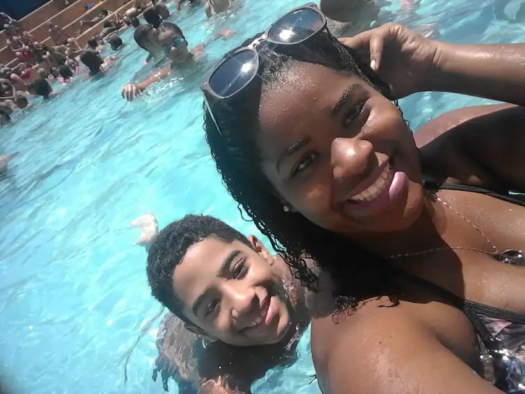 Tauã Brito/Arquivo Pessoal Rio de Janeiro (RJ), 02/11/2025 - Tauã Brito com seu filho Wellington Brito. Foto: Tauã Brito/Arquivo Pessoal