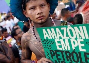 Em marcha global, indígenas cobram punição por morte de Guarani Kaiowá