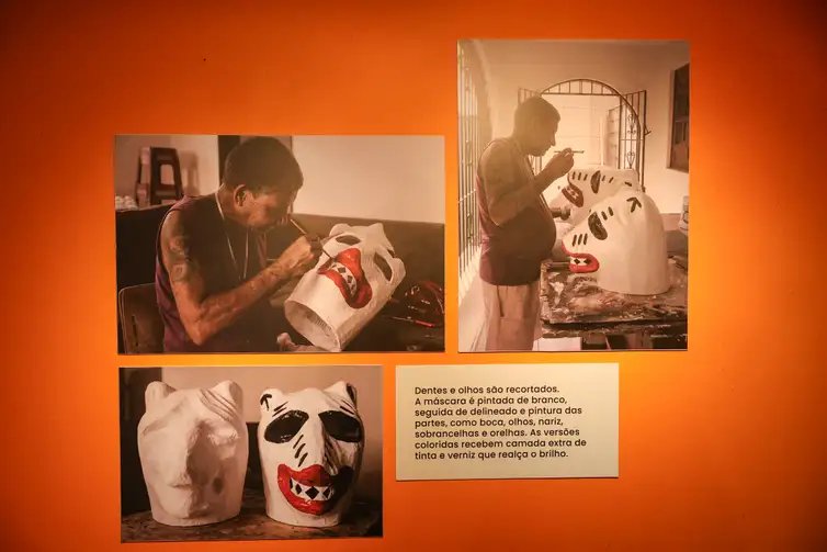 Tomaz Silva/Agência Brasil Rio de Janeiro (RJ), 11/12/2025 – Exposição Entre máscaras e gigantes: Os Juliões do carnaval de Olinda no Centro Nacional de Folclore e Cultura Popular na zona sul do Rio de Janeiro. Foto: Tomaz Silva/Agência Brasil