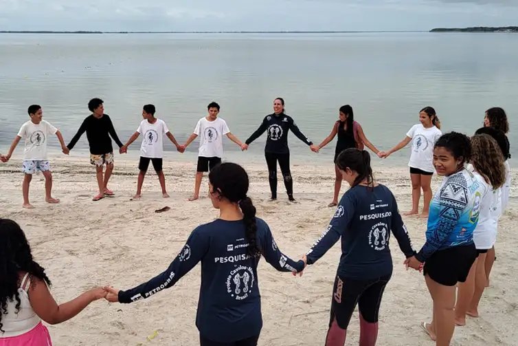Projeto Cavalos-Marinhos/Divulgação Rio de Janeiro (RJ), 01/12/2025 - Guardiões Cavalos-Marinhos Iguaba Grande. Formatura e Monitoramento. Foto: Projeto Cavalos-Marinhos/Divulgação