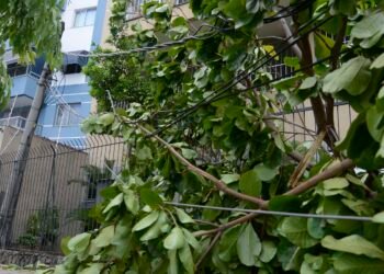 Rio registra fortes ventos devido à passagem de frente fria