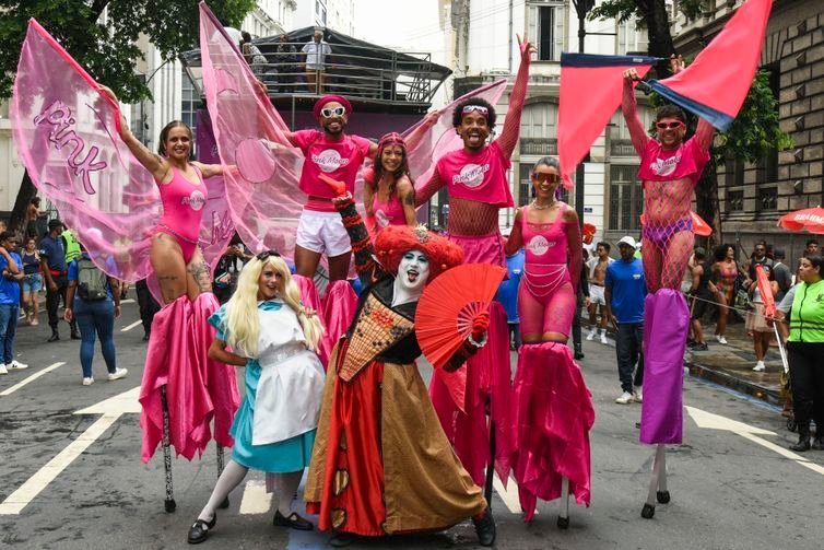 Rio de Janeiro (RJ), 25/01/2026 - O bloco Chá da Alice no circuito de megablocos Preta Gil. Foto: Alex Ferro/Riotur