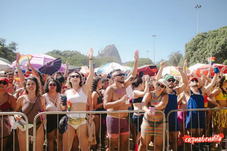 21/01/2026 - Rio de Janeiro - Blocos LGBTQIA+ do Rio de Janeiro pregam alegria e pluralidade. Bloco Divinas Tretas. Foto: Divinas Tretas/Gabriella Ribeiro