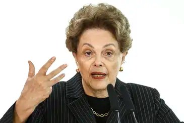 Brasília (DF), 07/01/2026 - A presidenta do Banco do BRICS, Dilma Rousseff, durante cerimônia para anúncio da Rede Nacional de Hospitais e Serviços Inteligentes do SUS e assinatura de contrato de empréstimo com o Banco do BRICS (NDB) para a implantação do primeiro hospital inteligente do Brasil, em cerimônia no Palácio do Planalto. Foto: Marcelo Camargo/Agência Brasil