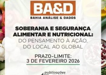 Última semana para envio de artigos sobre segurança alimentar e nutricional à revista BA&D | SECOM