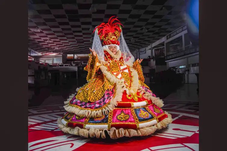 Ygor Gusmão/GRES Acadêmicos do Salgueiro Rio de Janeiro (RJ), 03/02/2026 – Fantasia da ala de baianas do Salgueiro para carnaval de 2026
Fotos: Ygor Gusmão/GRES Acadêmicos do Salgueiro