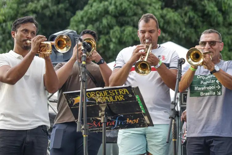 Brasília (DF), 15/02/2026 - Carnaval de rua, bloco Galinho.
Foto: Joédson Alves/Agência Brasil