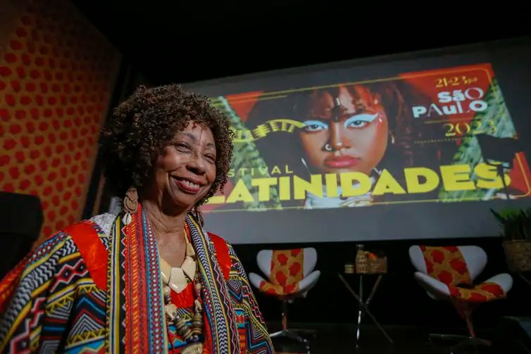 São Paulo 21/07/2023  - Abertura do Festival Latinidades no Centro Cultural São Paulo em homenagem à Helena Theodoro.
Foto:Paulo Pinto/Agência Brasil
