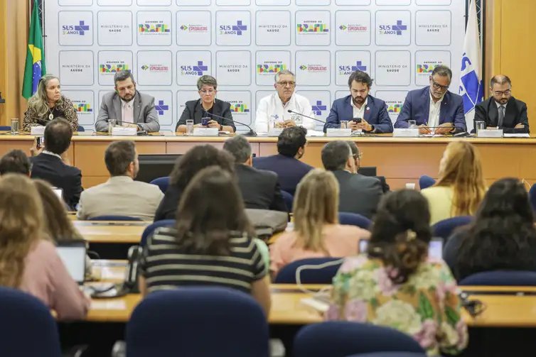Joédson Alves/Agência Brasil Brasília (DF), 26/02/2026 - O ministro da Saúde, Alexandre Padilha, durante anuncio de um conjunto de ações para reduzir o tempo de espera no diagnóstico e no tratamento de doenças raras no Sistema Único de Saúde (SUS).
Foto: Joédson Alves/Agência Brasil