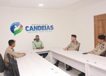 Prefeito Eriton Ramos recebe novo comandante da CPRMS e reforça parceria com forças de segurança – Prefeitura Municipal de Candeias.