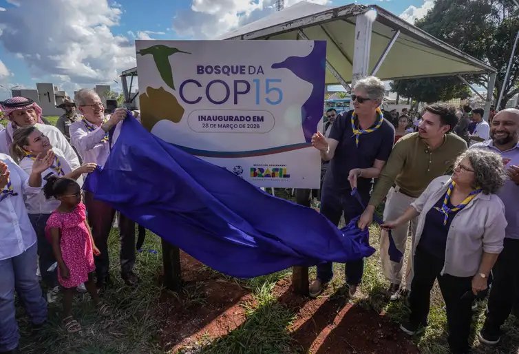Rafa Neddermeyer/Agência Brasil Campo Grande/ MS - 28.03.2026 - O presidente da COP15, João Paulo Capobianco, durante inauguração do Bosque da COP15, onde foram plantadas 250 mudas. Foto: Rafa Neddermeyer/ Agência Brasil