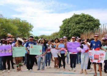 Dia da Mulher: estudantes e professores do Colégio Estadual Indígena Coroa Vermelha promovem ações contra violência de gênero | SECOM