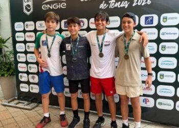 Tenistas baianos apoiados pelo FazAtleta conquistam títulos na primeira etapa do circuito nacional de tênis em Belém | SECOM