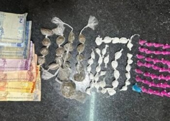 PM apreende drogas no interior baiano; suspeito foi preso