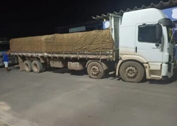 PRF apreende carga de madeira com volume acima do declarado na Bahia