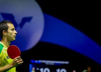 Hugo Calderano perde de algoz olímpico e cai em torneio na China