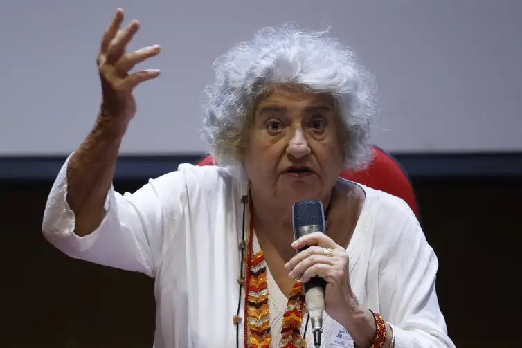 Rio de Janeiro (RJ), 31/03/2026 – Cecília Coimbra, fundadora do Grupo Tortura Nunca Mais, participa da Semana Ditadura, Arquivos e Memória no Arquivo Nacional. Foto: Fernando Frazão/Agência Brasil