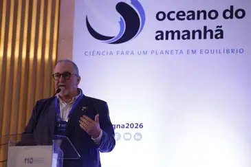Rio de Janeiro (RJ), 05/05/2026 – O professor da UENF Carlos Eduardo de Rezende na Conferência Oceano do Amanhã: ciência para um planeta em equilíbrio, realizada pela Academia Brasileira de Ciências, no Museu do Amanhã. Foto: Fernando Frazão/Agência Brasil